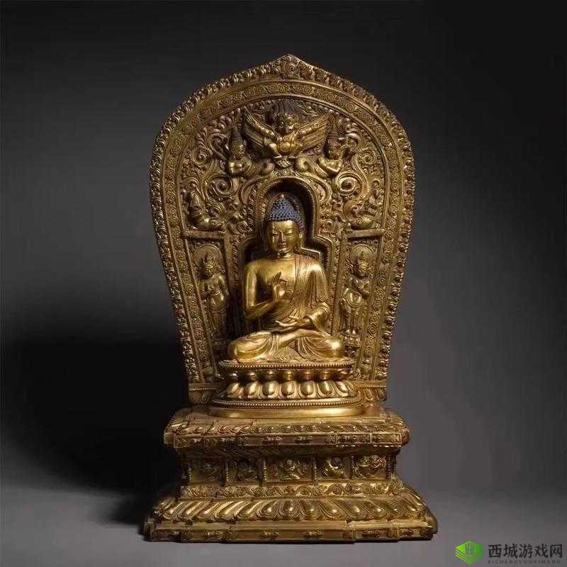 最强蜗牛鎏金弥陀佛像，艺术与力量的完美结合